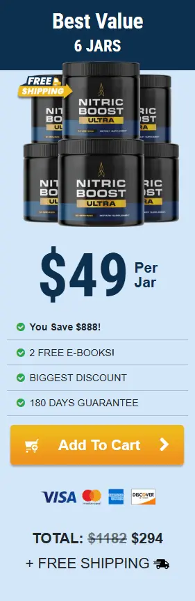 Nitric Boost Ultra 6 Jars